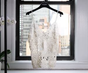 Dolce & Gabbana Vintage White Lace Top
